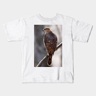 Cooper's Hawk profile Kids T-Shirt